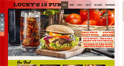Desktop Screenshot of luckys13spearfish.com